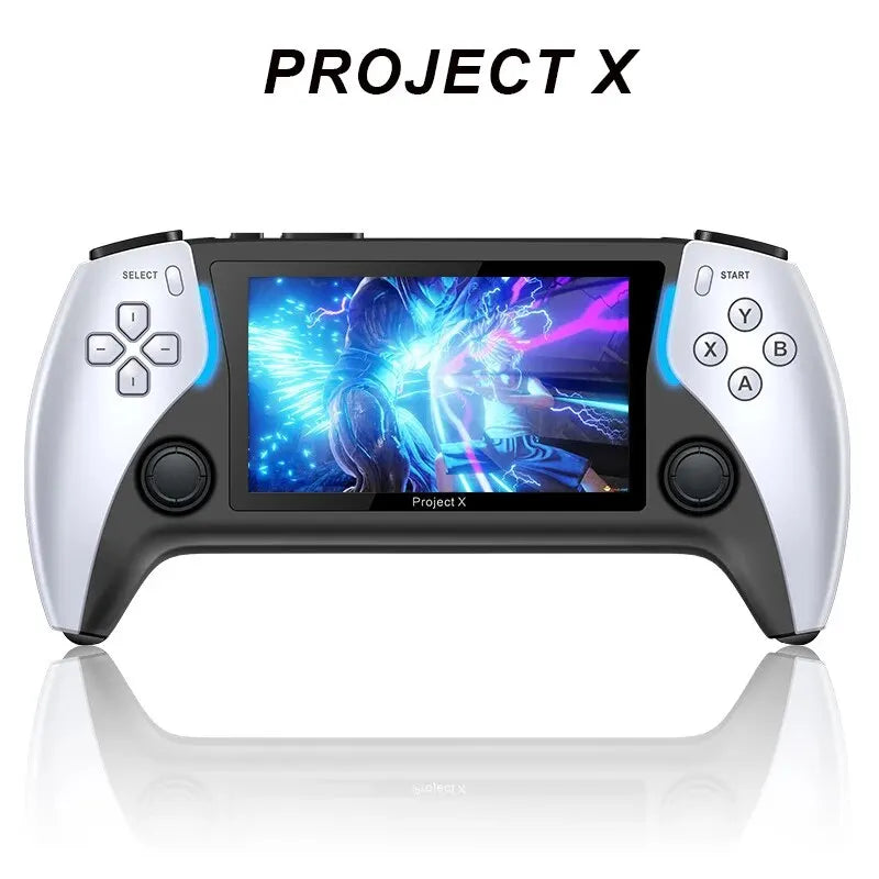 New Project X 4.3-Inch High-Defintion Ips Screen handheld Game Console Supports Ps1 Arcade Hd Output For Dual Joystick Player - Datsnake