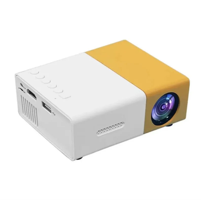 YG300 MINI Projector Portable Home Theater Smart TV Laser Beamer 3D Cinema LED Videoprojector for 4k 1080P Movie Via HD Port - Datsnake